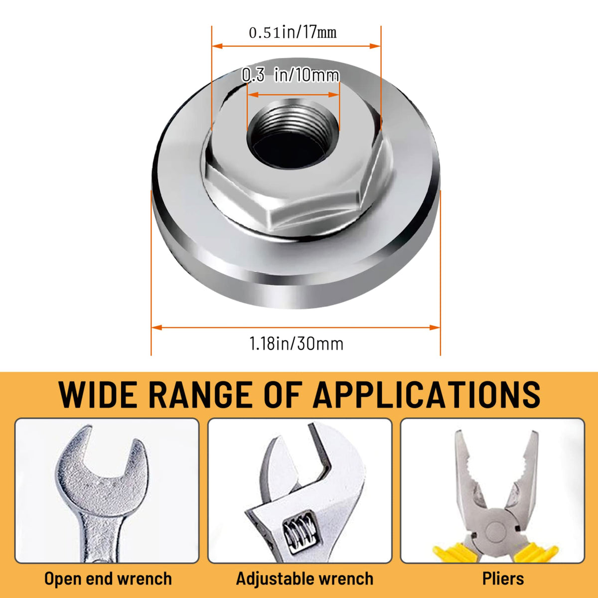 (🔥Last Day Promotion - 50% off)100-Type Angle Grinder Nuts