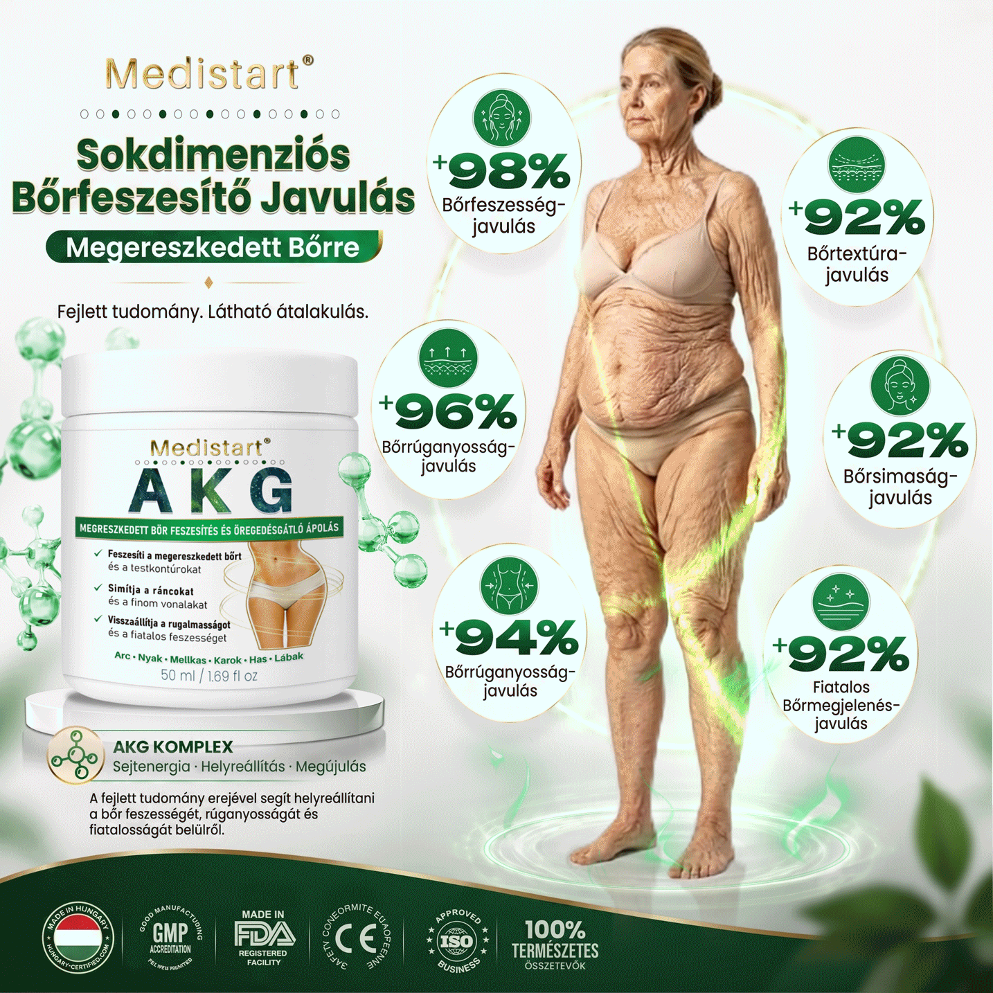 🔥🔥🔥Medistart® AKG BŐRFESZESÍTŐ & ÖREGEDÉS ELLENI ÁPOLÁS