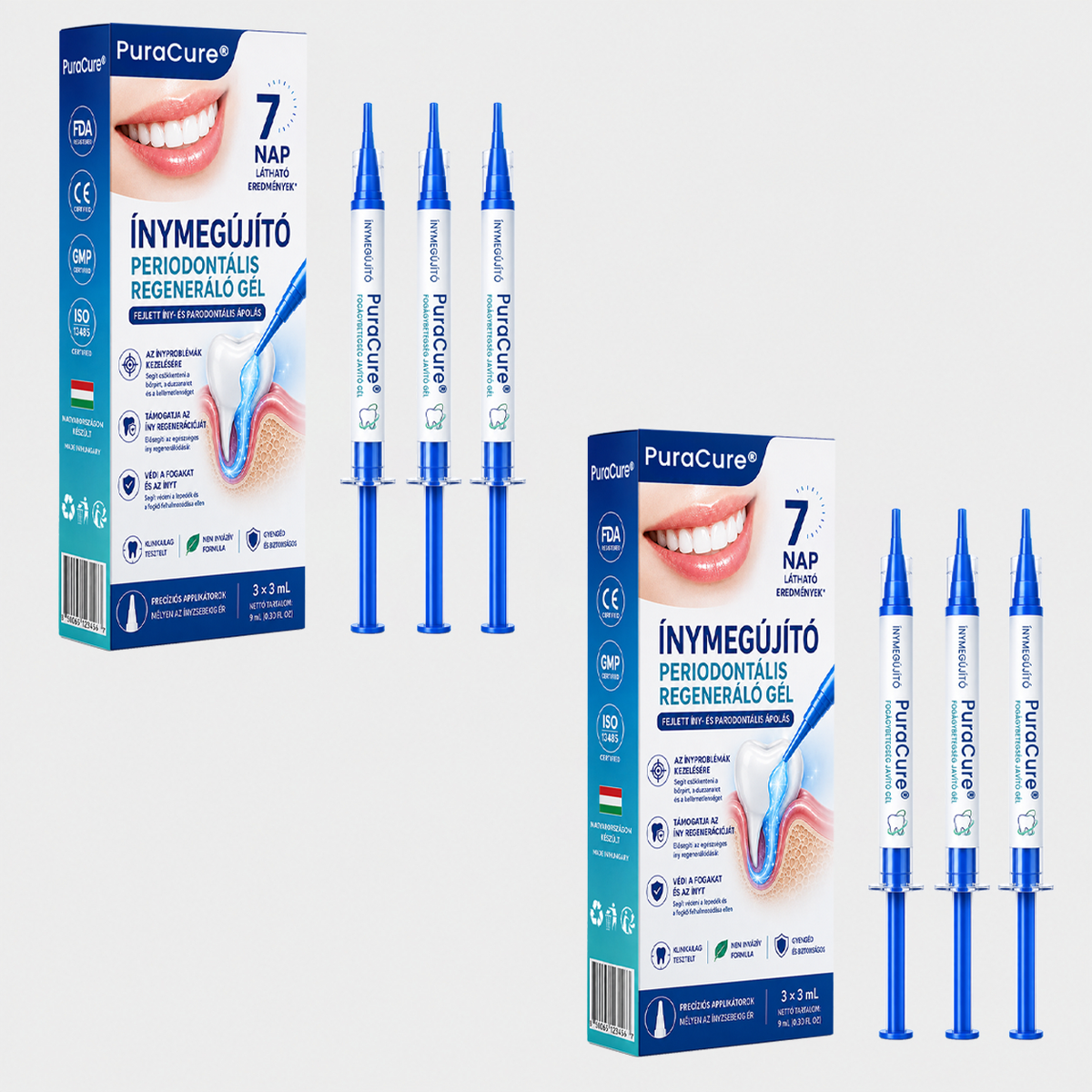 🇭🇺👨‍⚕️👨‍⚕️👨‍⚕️✅🦷 PuraCure® ÍNYMEGÚJÍTÓ – Parodontális helyreállító gél🧂
