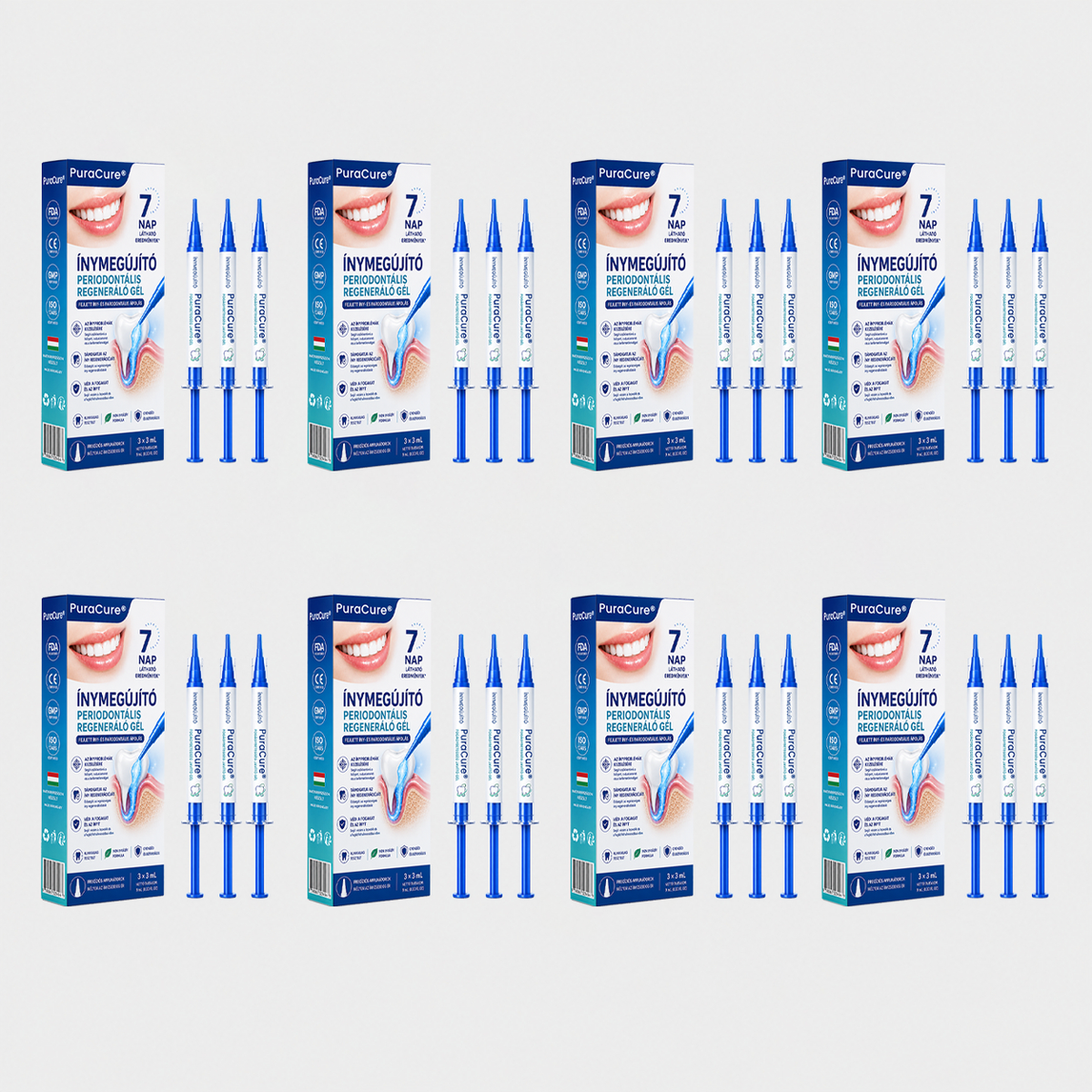 🇭🇺👨‍⚕️👨‍⚕️👨‍⚕️✅🦷 PuraCure® ÍNYMEGÚJÍTÓ – Parodontális helyreállító gél🧂