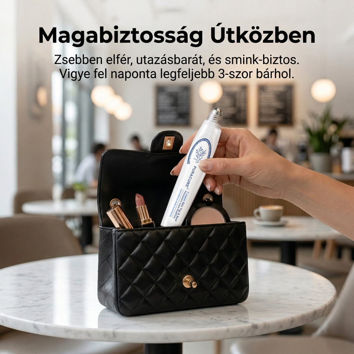 PuraCure® 👩‍⚕️ 𝟕 𝐍𝐚𝐩𝐨𝐬 Bőrkinövés- és Folteltávolító Toll Fájdalommentes és Hegmentes Professzionális Rollerball