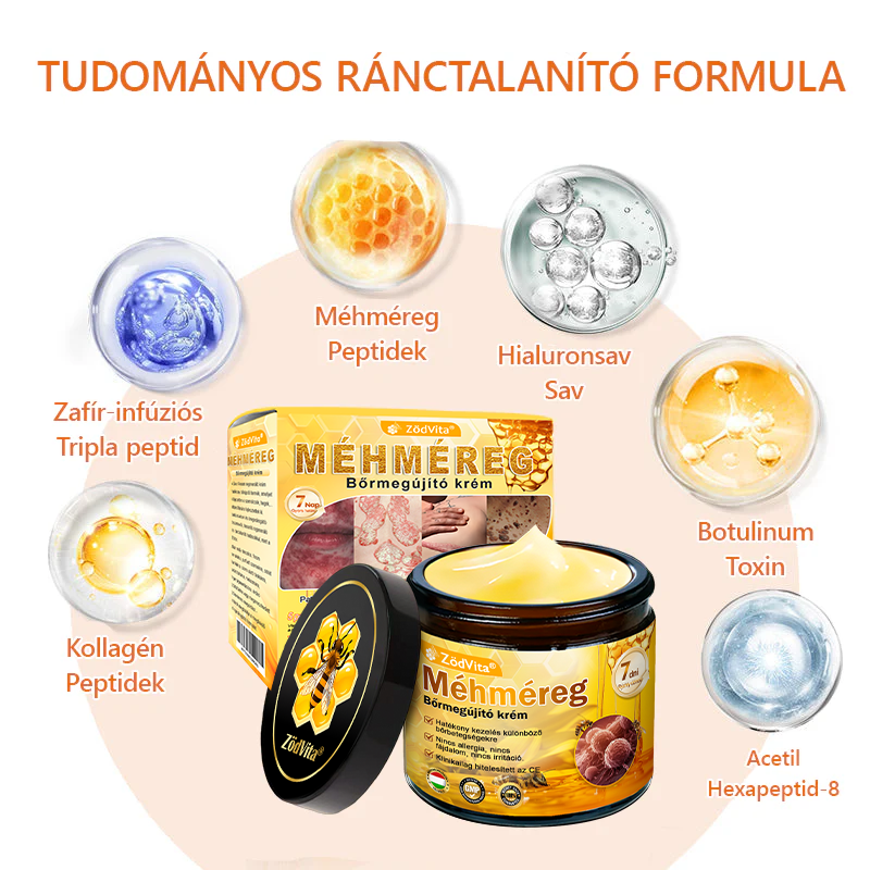 ZödVita® Méhméreg Bőr Helyreállító Krém 🔥 Magyar fejlesztés, magyarországi gyártás és szállítás